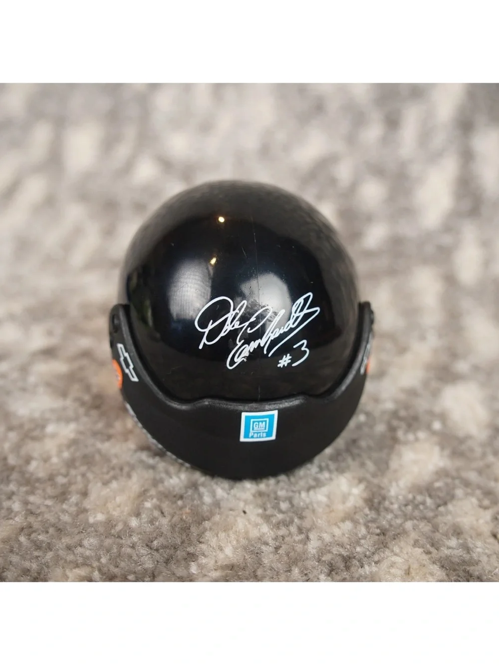 Dale Earnhardt Sr #3 GM Goodwrench Replica Mini Helmet Black Snap-on Simpson - Picture 9 of 9